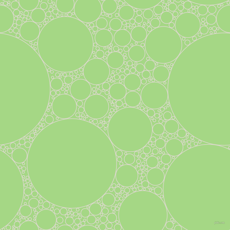 bubbles, circles, sponge, big, medium, small, 2 pixel line width, Milk White and Feijoa circles bubbles sponge soap seamless tileable
