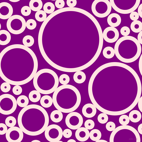 bubbles, circles, sponge, big, medium, small, 17 pixel line widthMisty Rose and Purple circles bubbles sponge soap seamless tileable