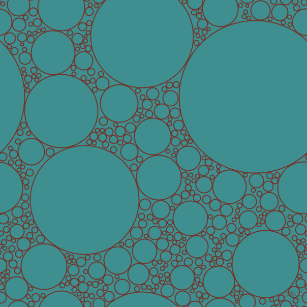 bubbles, circles, sponge, big, medium, small, 2 pixel line width, Mocha and Blue Chill circles bubbles sponge soap seamless tileable