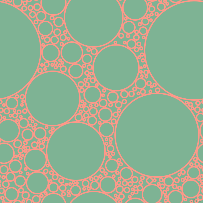 bubbles, circles, sponge, big, medium, small, 5 pixel line width, Mona Lisa and Padua circles bubbles sponge soap seamless tileable
