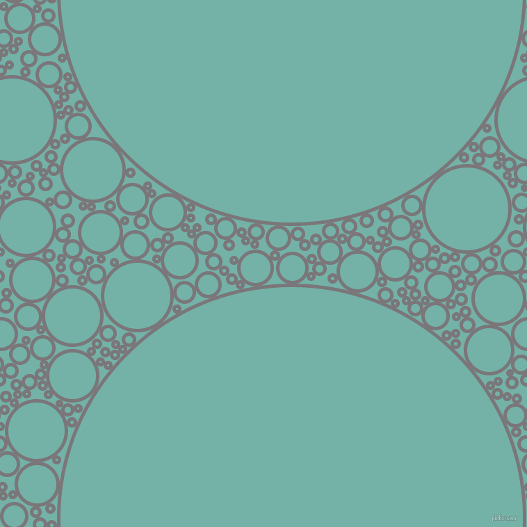 bubbles, circles, sponge, big, medium, small, 5 pixel line width, Monsoon and Gulf Stream circles bubbles sponge soap seamless tileable