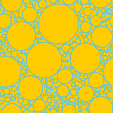bubbles, circles, sponge, big, medium, small, 5 pixel line width, Monte Carlo and Tangerine Yellow circles bubbles sponge soap seamless tileable
