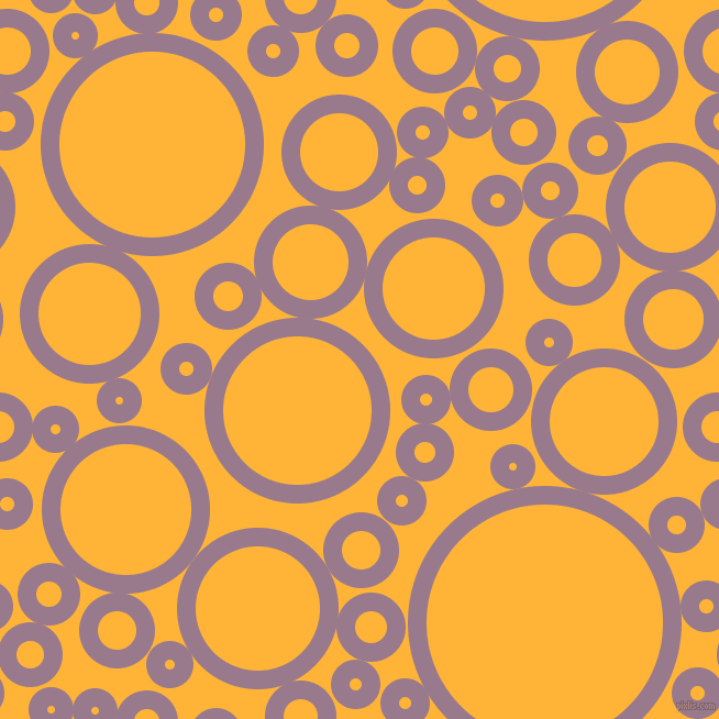 bubbles, circles, sponge, big, medium, small, 17 pixel line width, Mountbatten Pink and Supernova circles bubbles sponge soap seamless tileable