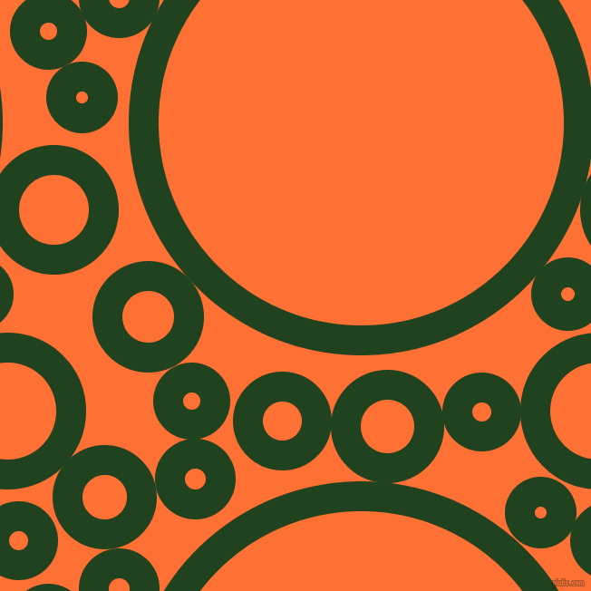 bubbles, circles, sponge, big, medium, small, 33 pixel line width, Myrtle and Burnt Orange circles bubbles sponge soap seamless tileable