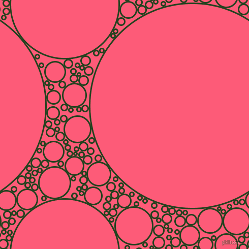 bubbles, circles, sponge, big, medium, small, 3 pixel line width, Myrtle and Wild Watermelon circles bubbles sponge soap seamless tileable