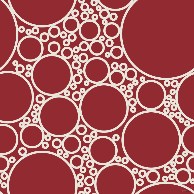 bubbles, circles, sponge, big, medium, small, 9 pixel line width, Narvik and Bright Red circles bubbles sponge soap seamless tileable