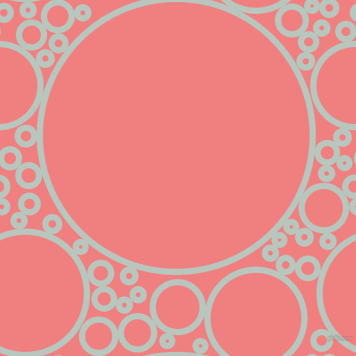 bubbles, circles, sponge, big, medium, small, 9 pixel line width, Nebula and Light Coral circles bubbles sponge soap seamless tileable