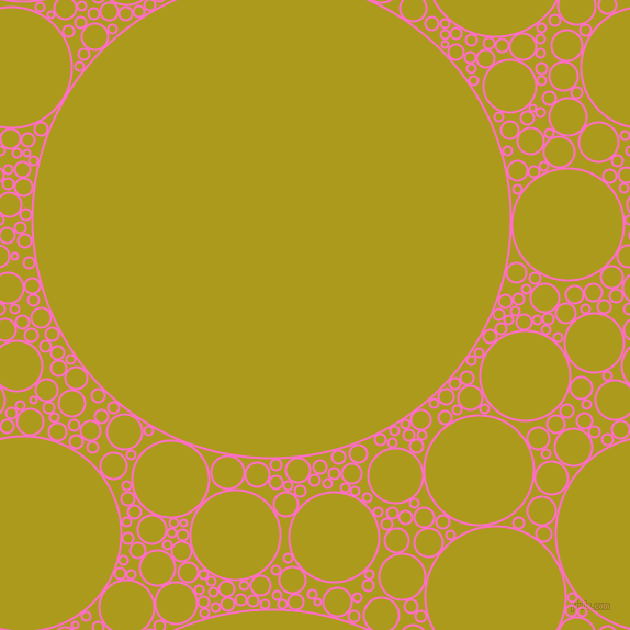 bubbles, circles, sponge, big, medium, small, 2 pixel line width, Neon Pink and Lucky circles bubbles sponge soap seamless tileable