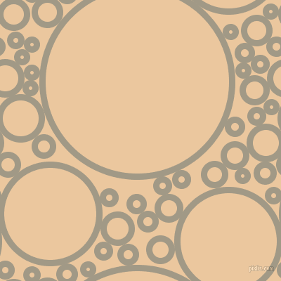 bubbles, circles, sponge, big, medium, small, 9 pixel line width, Nomad and New Tan circles bubbles sponge soap seamless tileable