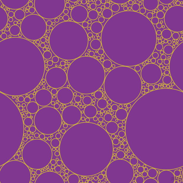 bubbles, circles, sponge, big, medium, small, 2 pixel line widthOld Gold and Vivid Violet circles bubbles sponge soap seamless tileable