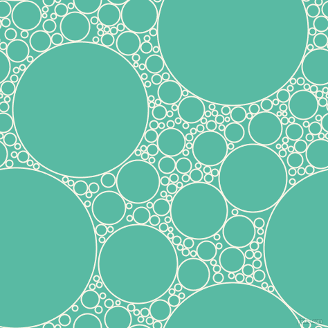 bubbles, circles, sponge, big, medium, small, 2 pixel line width, Old Lace and Puerto Rico circles bubbles sponge soap seamless tileable