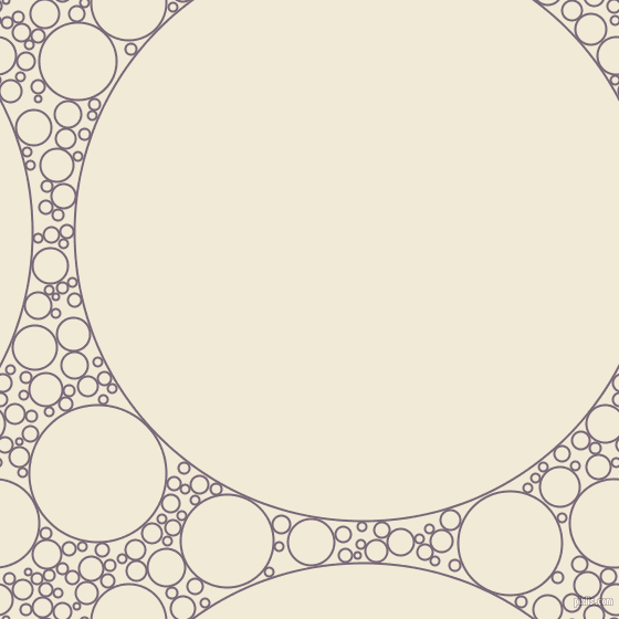bubbles, circles, sponge, big, medium, small, 2 pixel line width, Old Lavender and Half Pearl Lusta circles bubbles sponge soap seamless tileable