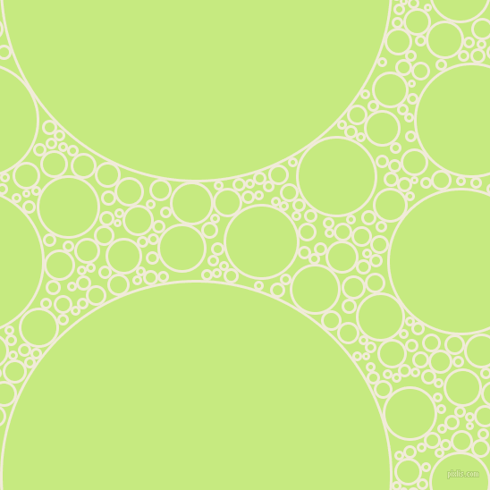 bubbles, circles, sponge, big, medium, small, 3 pixel line width, Orchid White and Sulu circles bubbles sponge soap seamless tileable