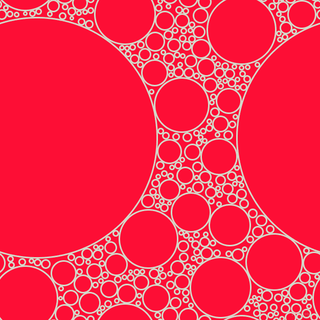 bubbles, circles, sponge, big, medium, small, 3 pixel line width, Ottoman and Torch Red circles bubbles sponge soap seamless tileable