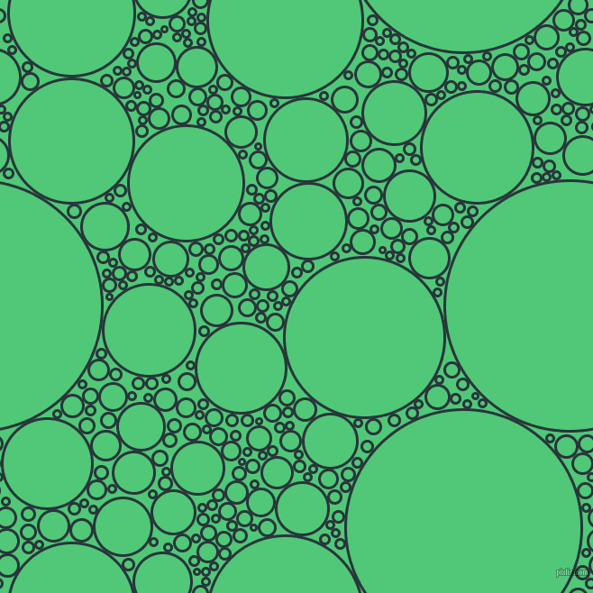 bubbles, circles, sponge, big, medium, small, 3 pixel line width, Oxford Blue and Emerald circles bubbles sponge soap seamless tileable