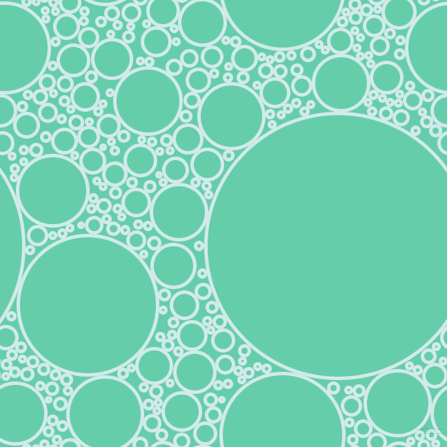 bubbles, circles, sponge, big, medium, small, 5 pixel line width, Oyster Bay and Medium Aquamarine circles bubbles sponge soap seamless tileable