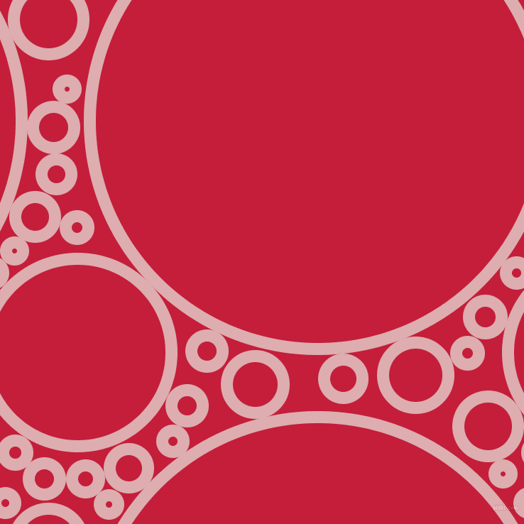 bubbles, circles, sponge, big, medium, small, 17 pixel line width, Pale Chestnut and Cardinal circles bubbles sponge soap seamless tileable