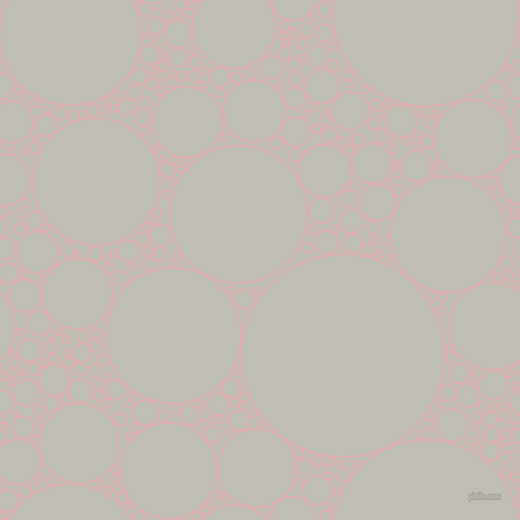 bubbles, circles, sponge, big, medium, small, 2 pixel line width, Pale Chestnut and Silver Sand circles bubbles sponge soap seamless tileable