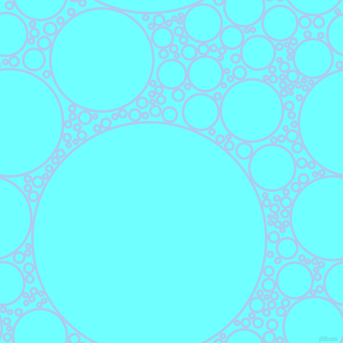 bubbles, circles, sponge, big, medium, small, 5 pixel line width, Pale Cornflower Blue and Baby Blue circles bubbles sponge soap seamless tileable