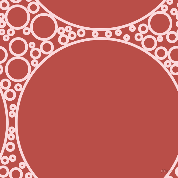 bubbles, circles, sponge, big, medium, small, 9 pixel line width, Pale Pink and Chestnut circles bubbles sponge soap seamless tileable