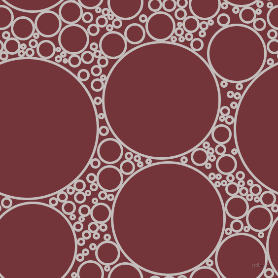 bubbles, circles, sponge, big, medium, small, 5 pixel line width, Pale Slate and Merlot circles bubbles sponge soap seamless tileable
