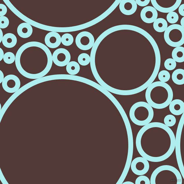 bubbles, circles, sponge, big, medium, small, 17 pixel line width, Pale Turquoise and Van Cleef circles bubbles sponge soap seamless tileable