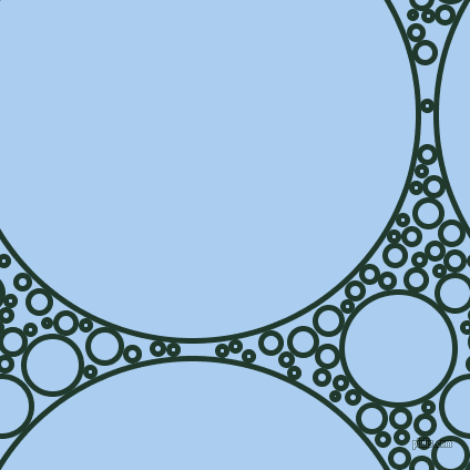 bubbles, circles, sponge, big, medium, small, 5 pixel line width, Palm Green and Pale Cornflower Blue circles bubbles sponge soap seamless tileable