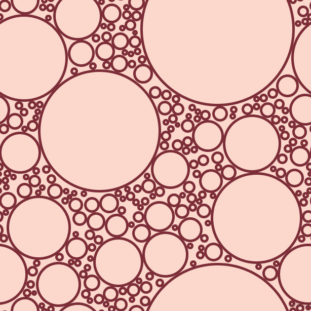 bubbles, circles, sponge, big, medium, small, 5 pixel line width, Paprika and Cinderella circles bubbles sponge soap seamless tileable