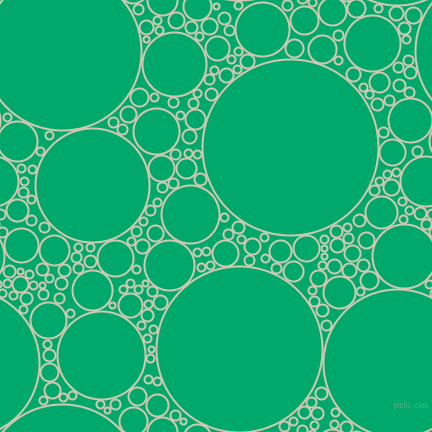 bubbles, circles, sponge, big, medium, small, 2 pixel line width, Parchment and Jade circles bubbles sponge soap seamless tileable