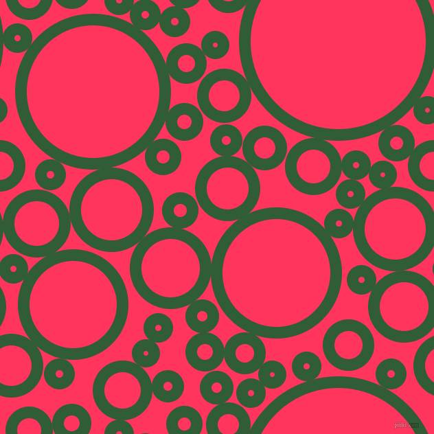 bubbles, circles, sponge, big, medium, small, 17 pixel line width, Parsley and Radical Red circles bubbles sponge soap seamless tileable