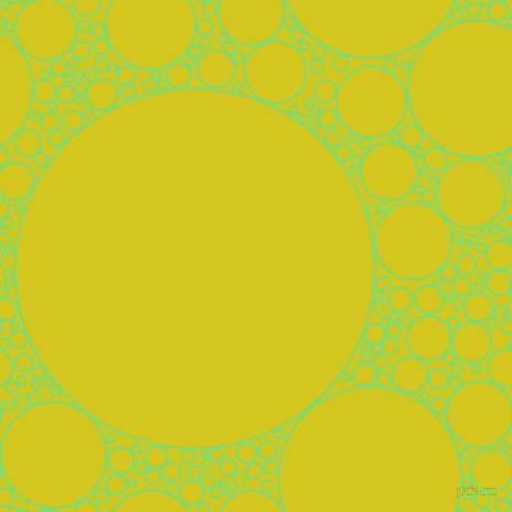 bubbles, circles, sponge, big, medium, small, 2 pixel line width, Pastel Green and Barberry circles bubbles sponge soap seamless tileable