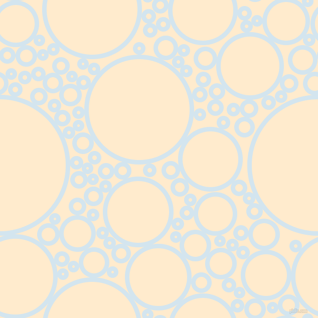 bubbles, circles, sponge, big, medium, small, 9 pixel line width, Pattens Blue and Blanched Almond circles bubbles sponge soap seamless tileable