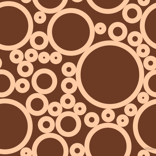 bubbles, circles, sponge, big, medium, small, 17 pixel line width, Peach and New Amber circles bubbles sponge soap seamless tileable