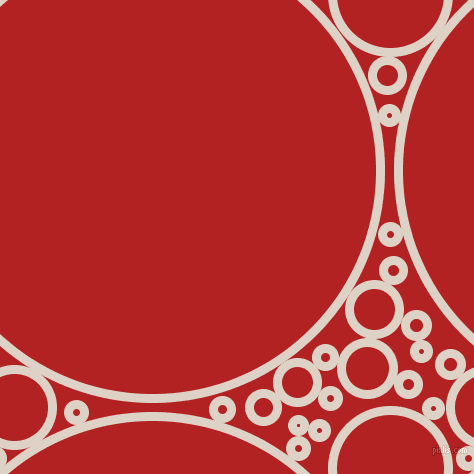 bubbles, circles, sponge, big, medium, small, 9 pixel line width, Pearl Bush and Fire Brick circles bubbles sponge soap seamless tileable