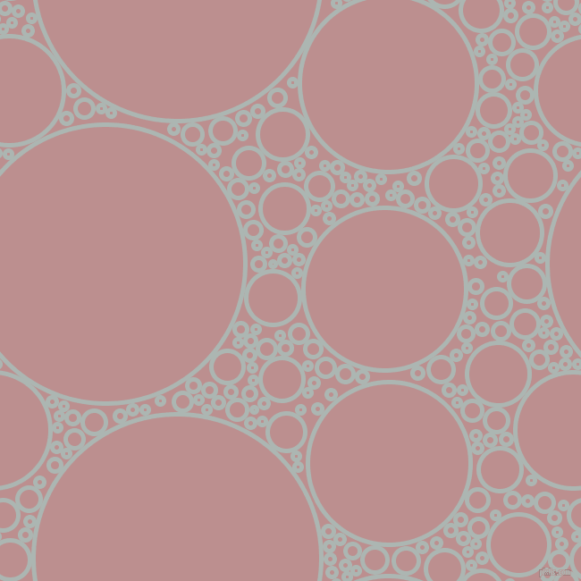 bubbles, circles, sponge, big, medium, small, 5 pixel line width, Periglacial Blue and Rosy Brown circles bubbles sponge soap seamless tileable