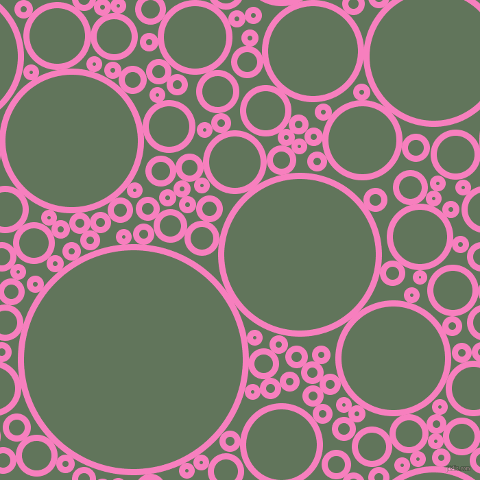 bubbles, circles, sponge, big, medium, small, 9 pixel line width, Persian Pink and Finlandia circles bubbles sponge soap seamless tileable