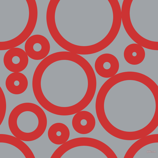 bubbles, circles, sponge, big, medium, small, 33 pixel line width, Persian Red and Grey Chateau circles bubbles sponge soap seamless tileable