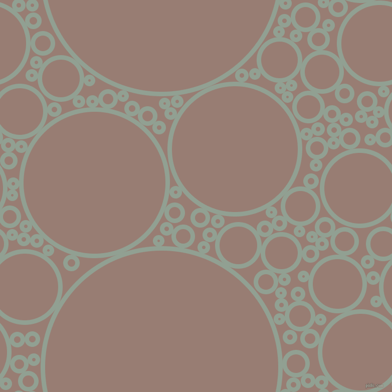 bubbles, circles, sponge, big, medium, small, 9 pixel line width, Pewter and Hemp circles bubbles sponge soap seamless tileable
