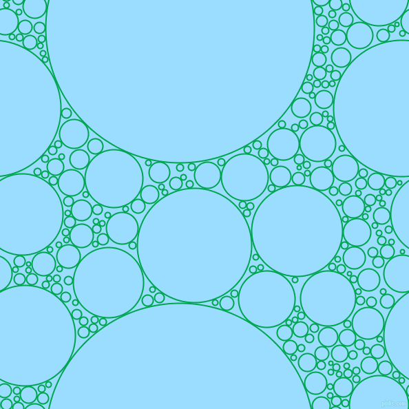 bubbles, circles, sponge, big, medium, small, 2 pixel line widthPigment Green and Columbia Blue circles bubbles sponge soap seamless tileable