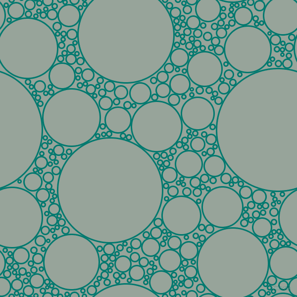 bubbles, circles, sponge, big, medium, small, 3 pixel line width, Pine Green and Edward circles bubbles sponge soap seamless tileable