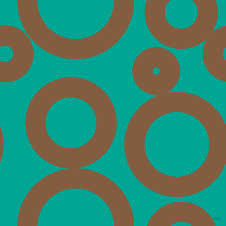 bubbles, circles, sponge, big, medium, small, 65 pixel line width, Potters Clay and Persian Green circles bubbles sponge soap seamless tileable
