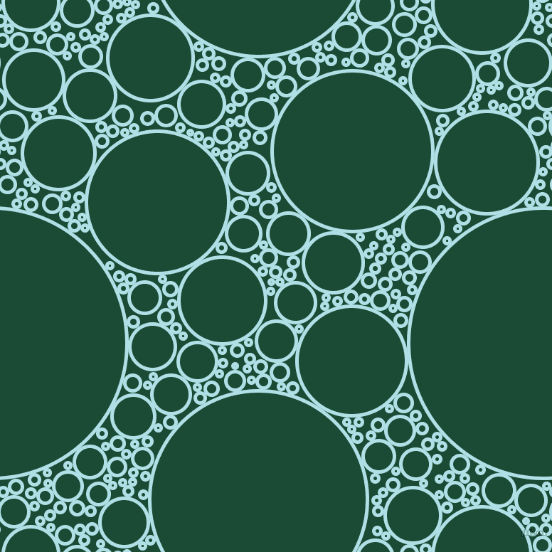 bubbles, circles, sponge, big, medium, small, 5 pixel line width, Powder Blue and County Green circles bubbles sponge soap seamless tileable