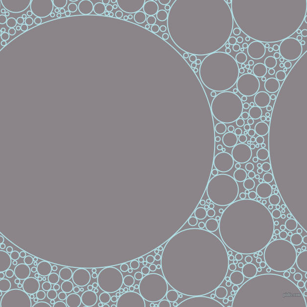 bubbles, circles, sponge, big, medium, small, 2 pixel line width, Powder Blue and Taupe Grey circles bubbles sponge soap seamless tileable