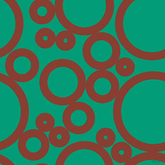 bubbles, circles, sponge, big, medium, small, 33 pixel line width, Prairie Sand and Free Speech Aquamarine circles bubbles sponge soap seamless tileable