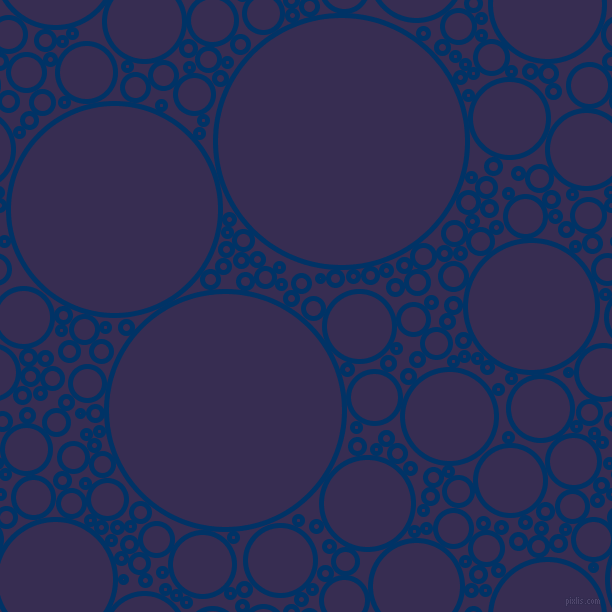 bubbles, circles, sponge, big, medium, small, 5 pixel line width, Prussian Blue and Cherry Pie circles bubbles sponge soap seamless tileable