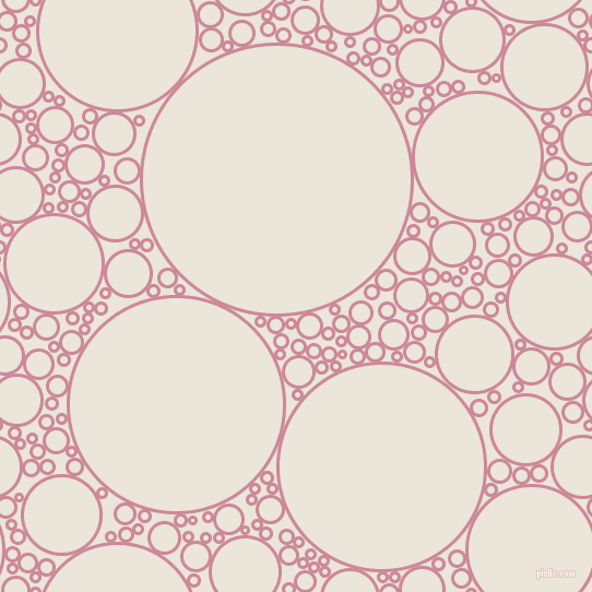 bubbles, circles, sponge, big, medium, small, 3 pixel line width, Puce and Soapstone circles bubbles sponge soap seamless tileable
