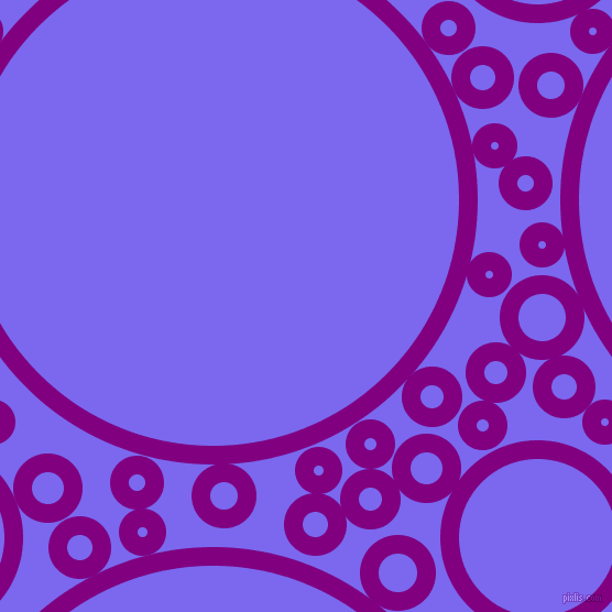 bubbles, circles, sponge, big, medium, small, 17 pixel line width, Purple and Medium Slate Blue circles bubbles sponge soap seamless tileable