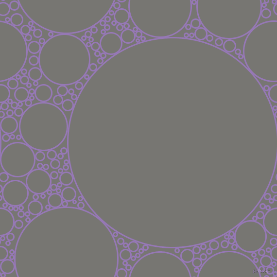 bubbles, circles, sponge, big, medium, small, 3 pixel line width, Purple Mountain