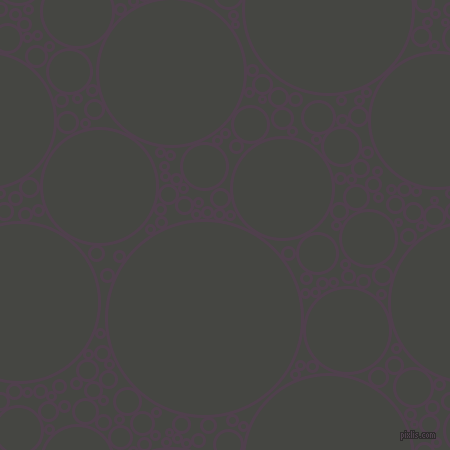 bubbles, circles, sponge, big, medium, small, 3 pixel line width, Purple Taupe and Tuatara circles bubbles sponge soap seamless tileable