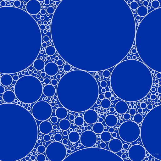 bubbles, circles, sponge, big, medium, small, 2 pixel line width, Quartz and International Klein Blue circles bubbles sponge soap seamless tileable